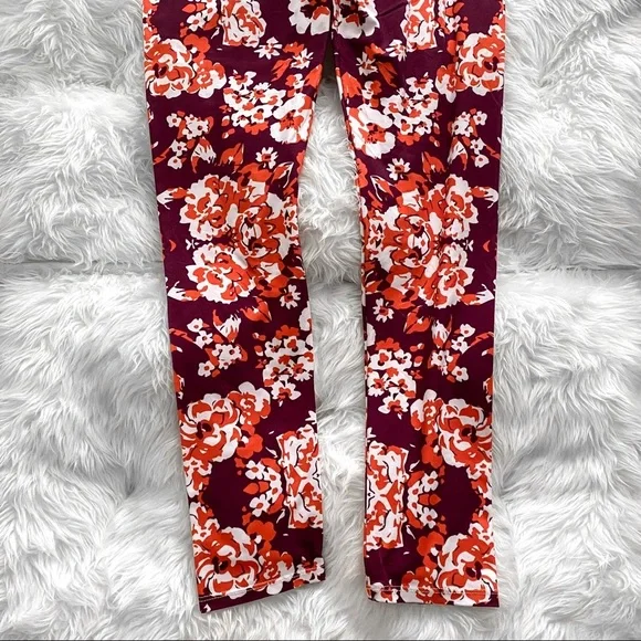 Maroon & Orange Legging - Picture 7 of 7